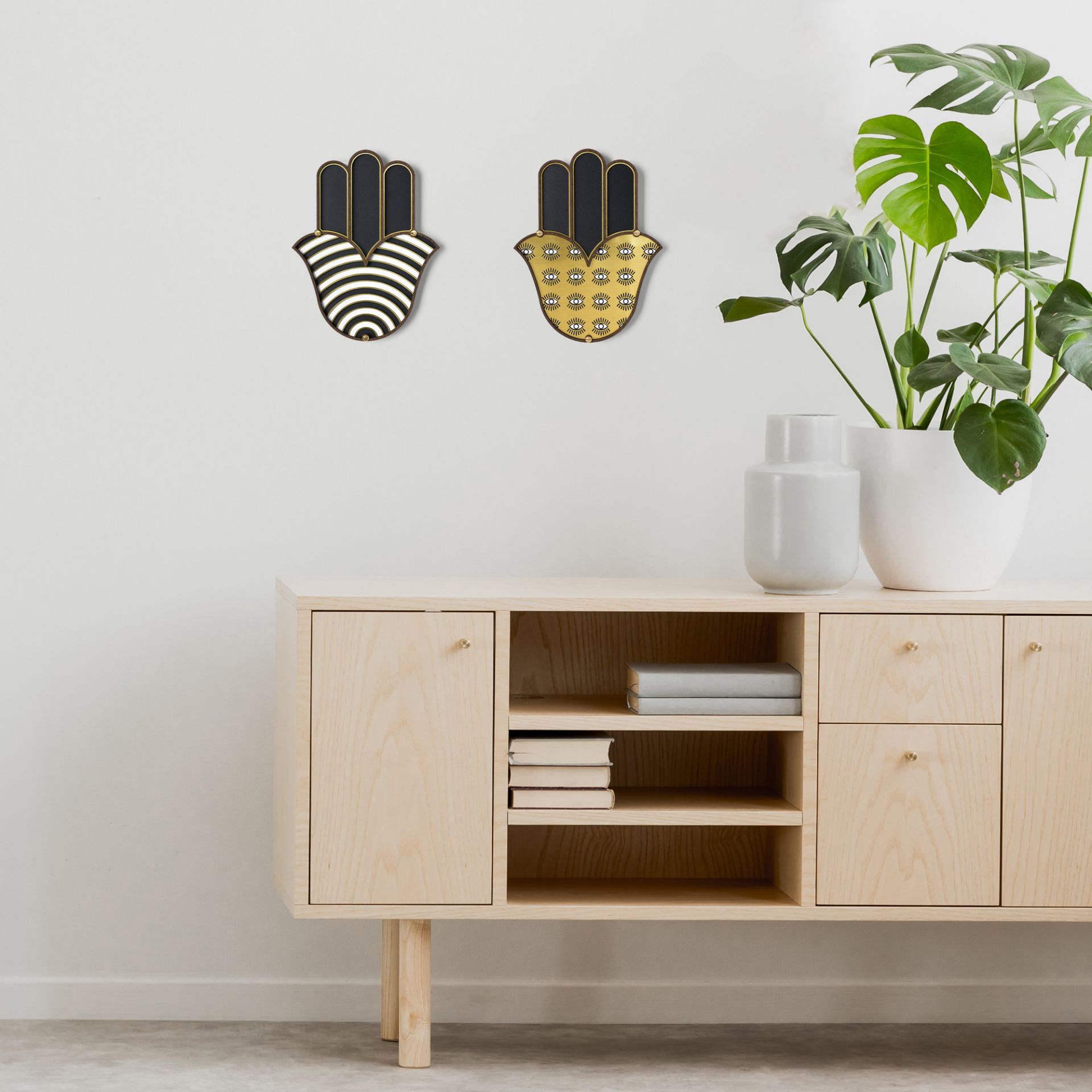 Hamsa Wandschmuck Umasqu EINZELSTÜCK