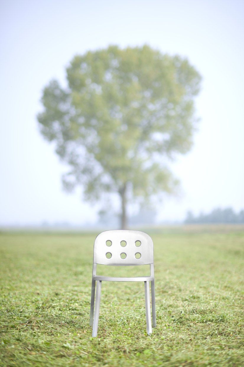 1 Inch All Aluminium Stacking Chair Stuhl stapelbar Emeco