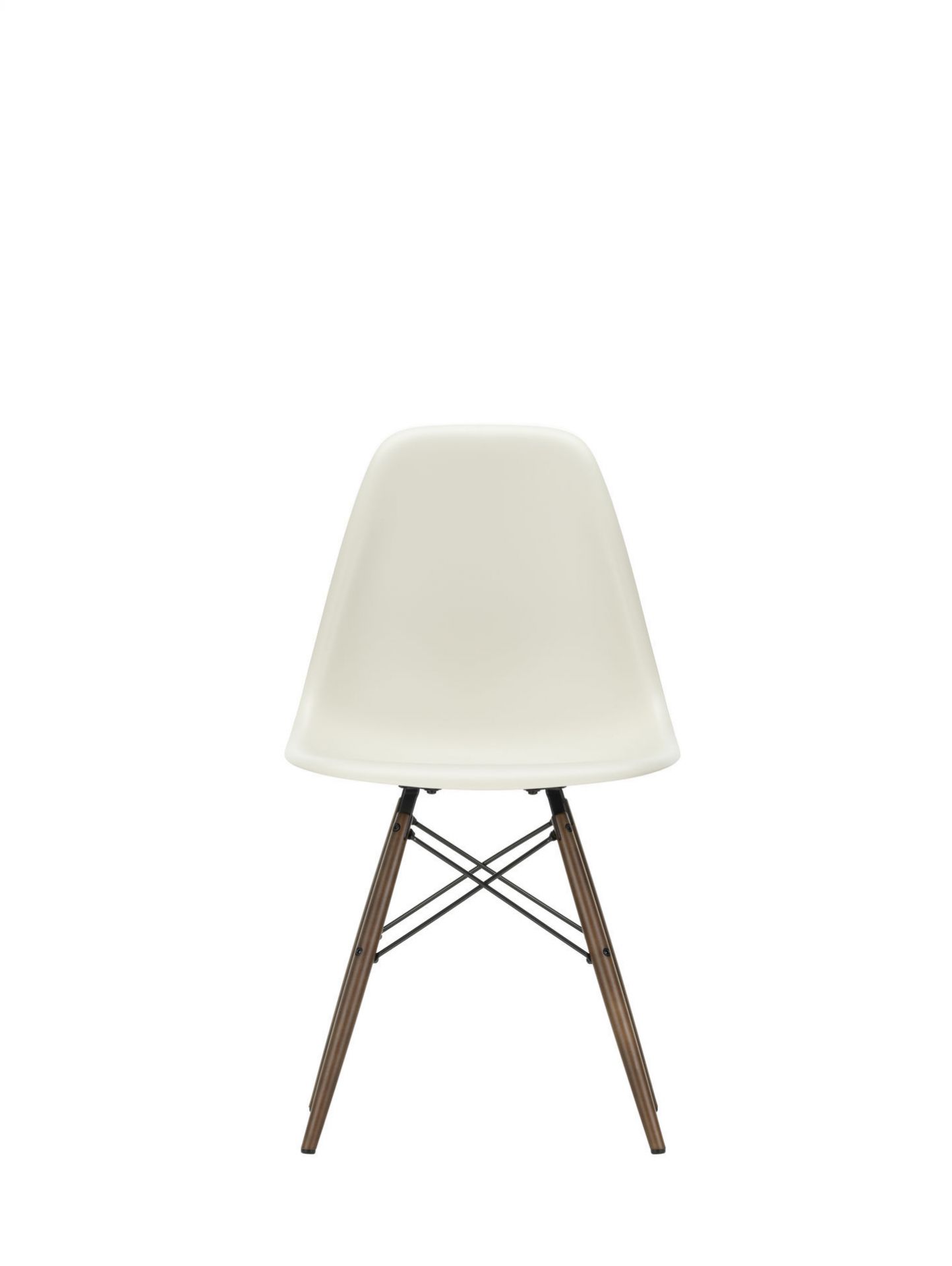 Eames Plastic Side Chair DSW Stuhl Vitra Ahorn gelblich-Zartrosa