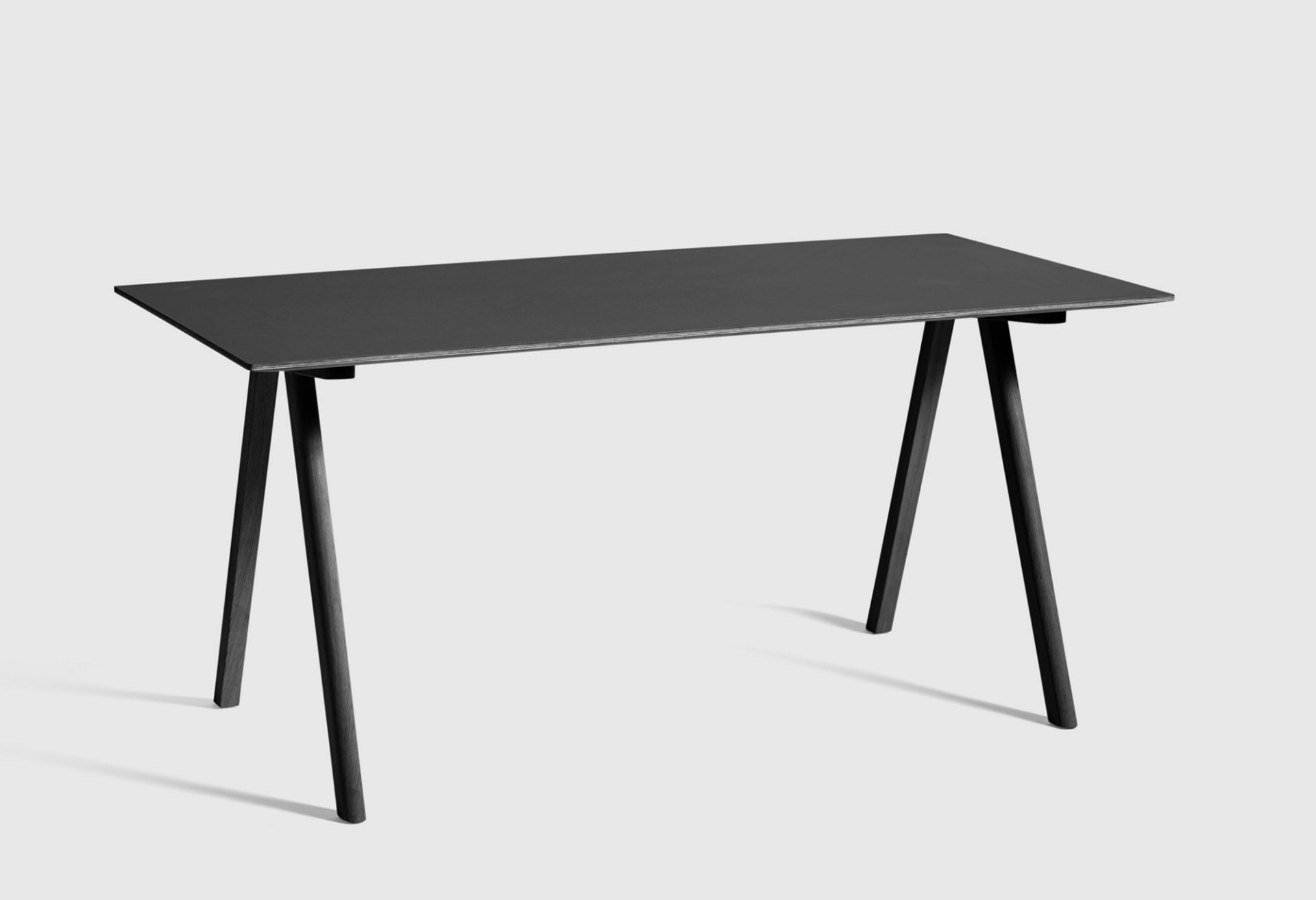 Copenhague Table CPH 10 Tisch Hay Eiche wasserbasierter lack / Platte Linoleum off white MDF Kante