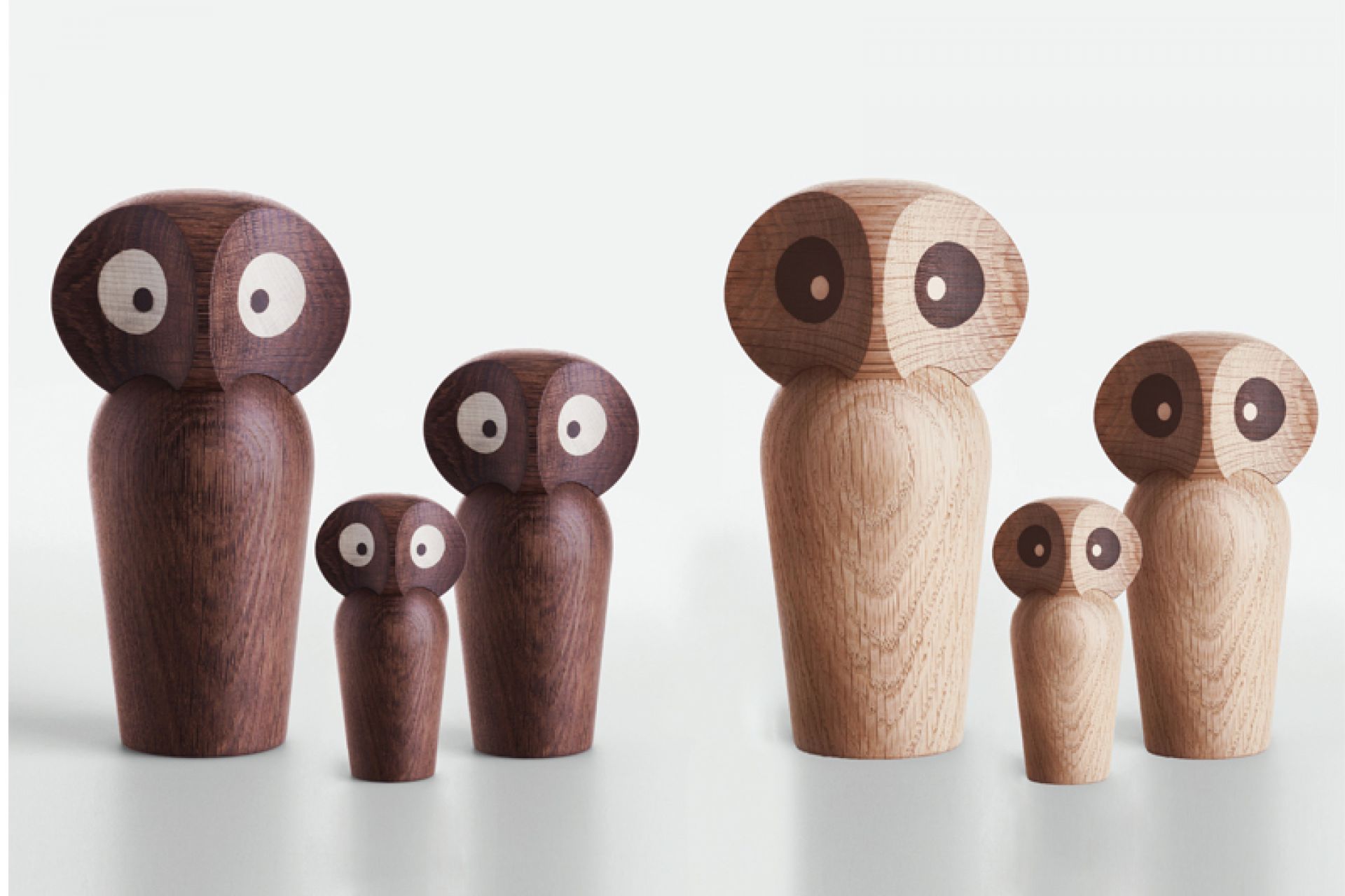 Owl Eule Holzfigur Architectmade EINZELSTÜCK