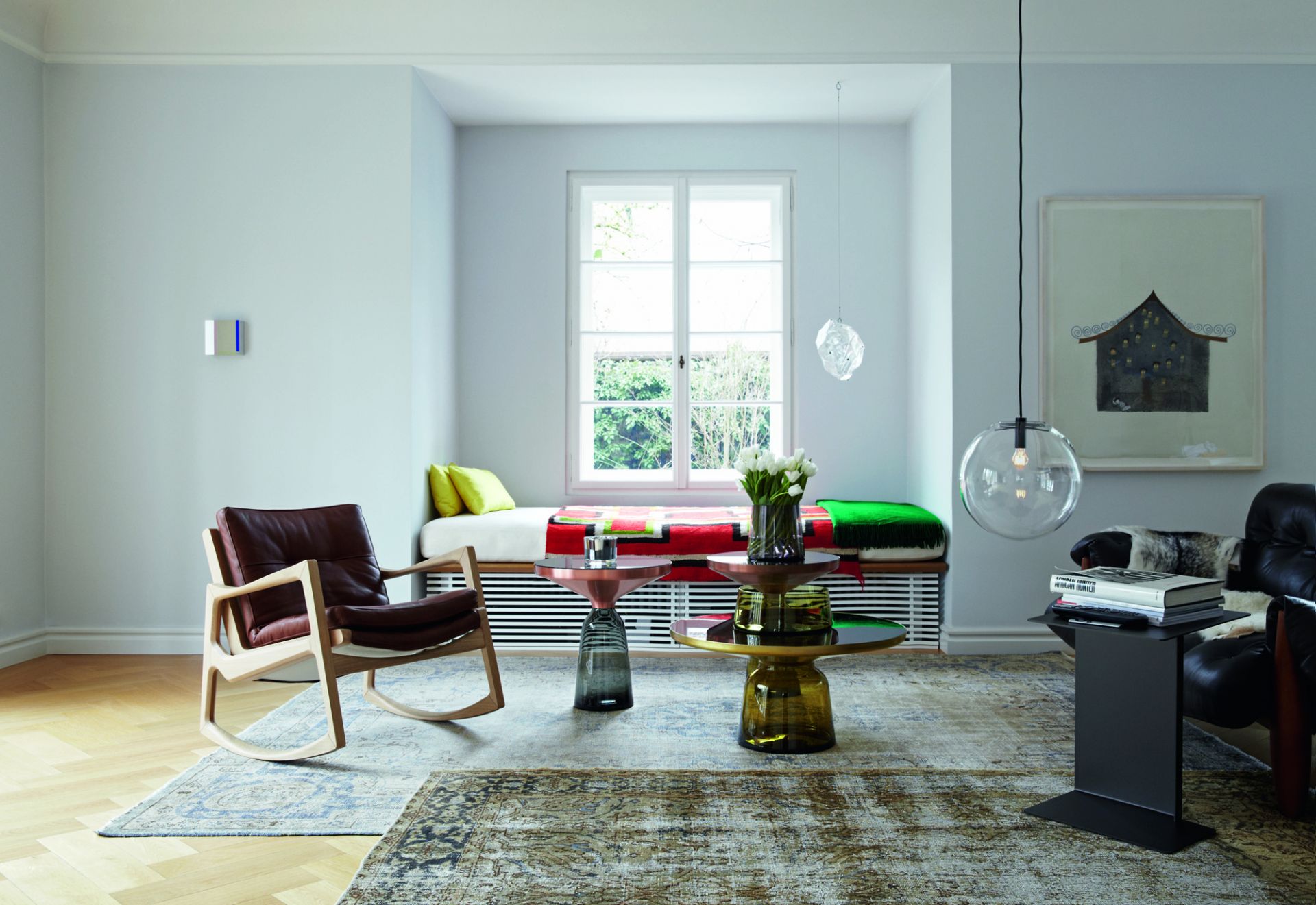 Bell Coffee Table Couchtisch Stahl ClassiCon Quartz-grau
