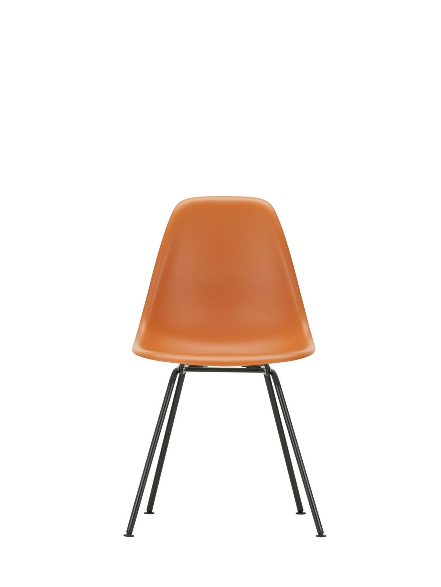 Eames Plastic Side Chair DSX Stuhl Vitra Chrom - Weiss
