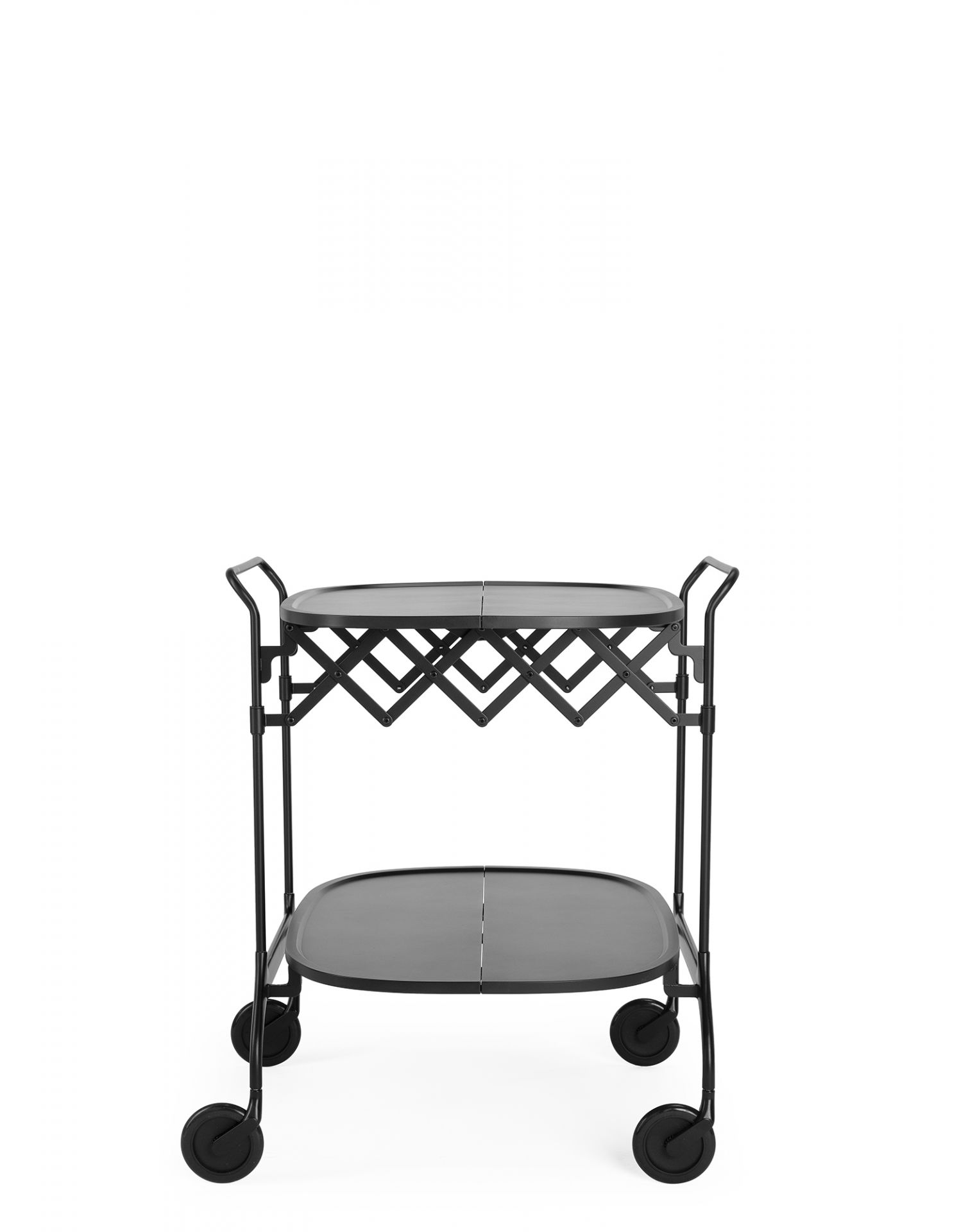 Gastone Servierwagen Matt Schwarz Kartell