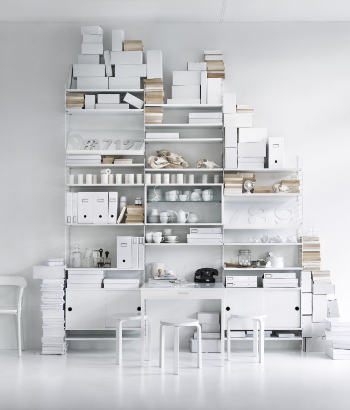 Einzelteil Regalboden B 78 cm 3-er Pack String Furniture 