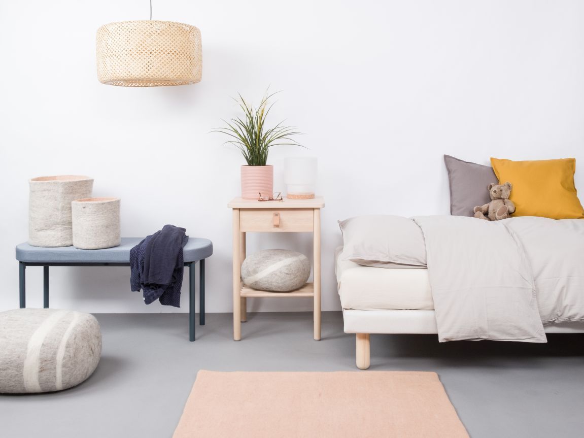 Mono Rechteckig Filzteppich 180 x 260 cm myfelt  Merle (Rosa)