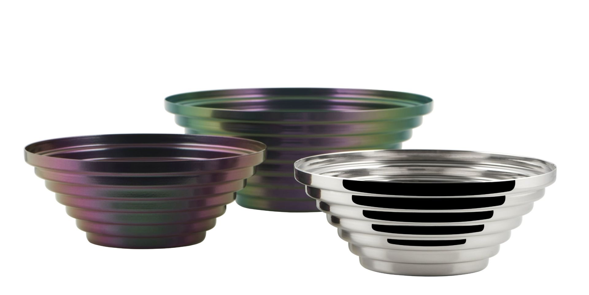 Maya Schale rund Greenpurple Ø 20 cm 7320/20GRP Alessi