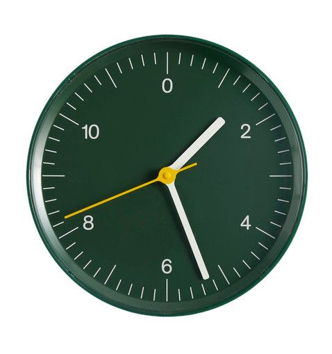 Wall Clock Wanduhr GRÜN Hay EINZELSTÜCK