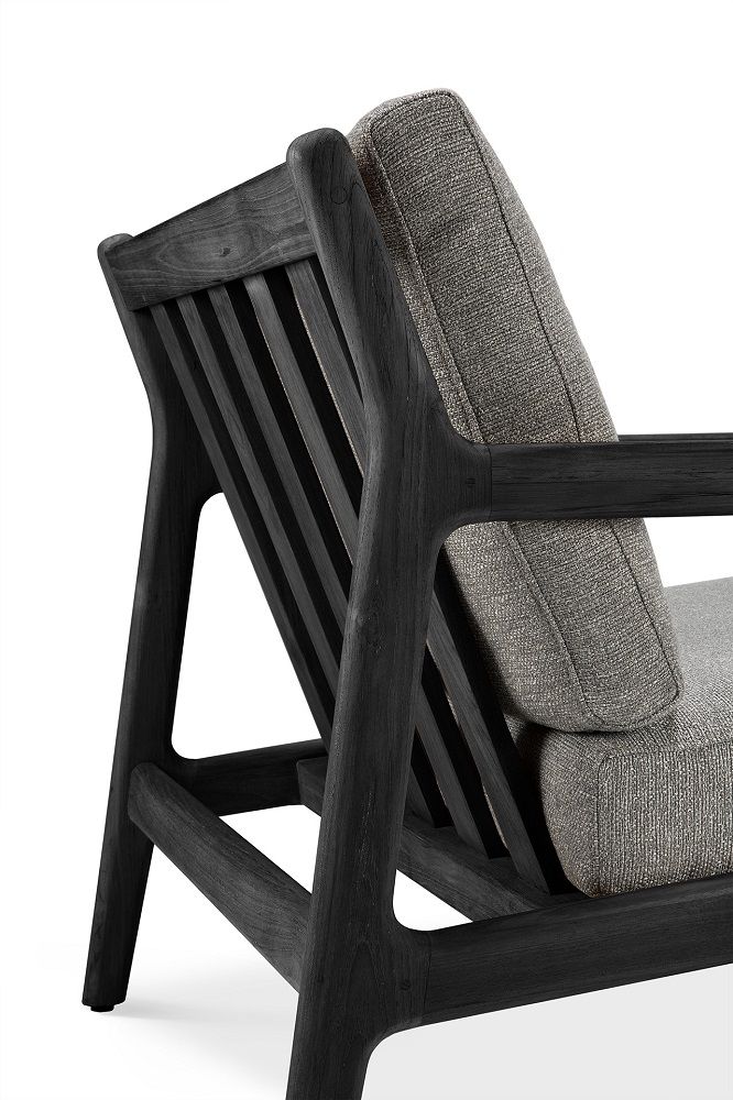 Jack Outdoor Loungesessel Teak Schwarz lackiert Ethnicraft Mokka  