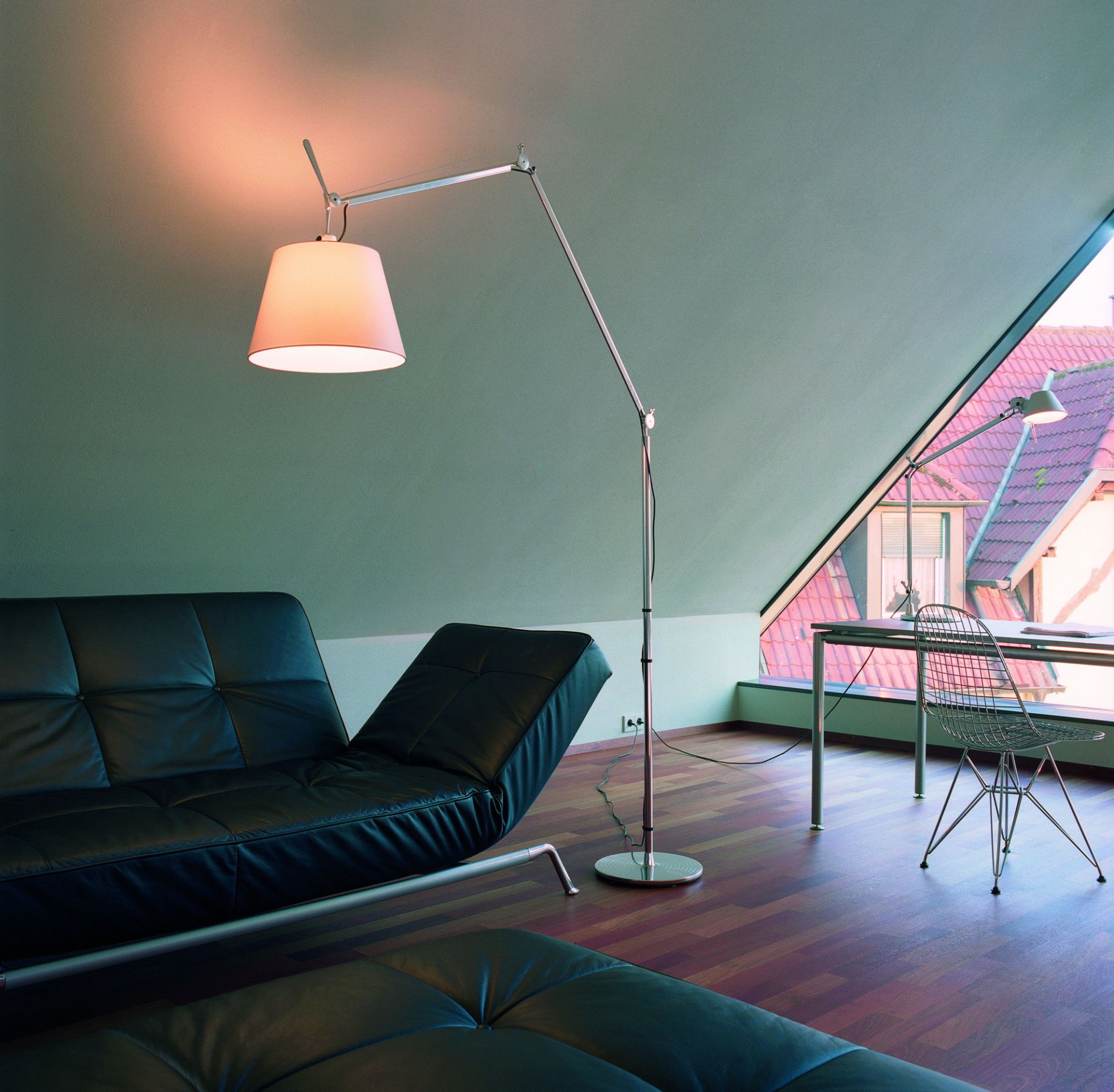 Tolomeo Mega Floor Stehleuchte NUR Body MIT DIMMER / ALUMINIUM Artemide (Teil 1 von 3) EINZELSTÜCK