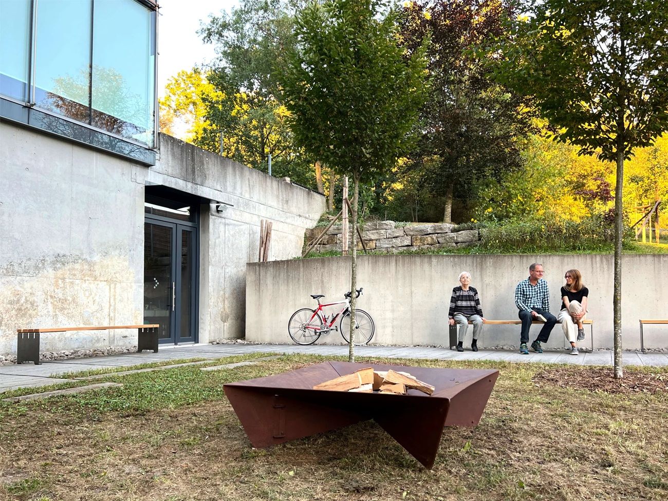 Fluxus Feuerschale quadratisch Keilbach