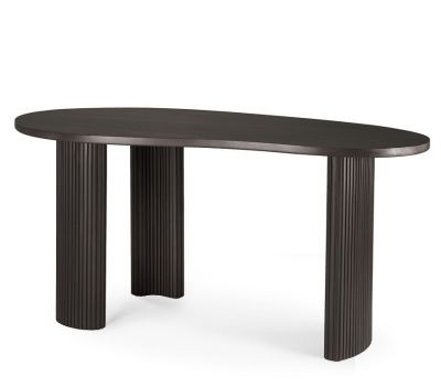 Boomerang Schreibtisch Mahagoni dunkelbraun Ethnicraft