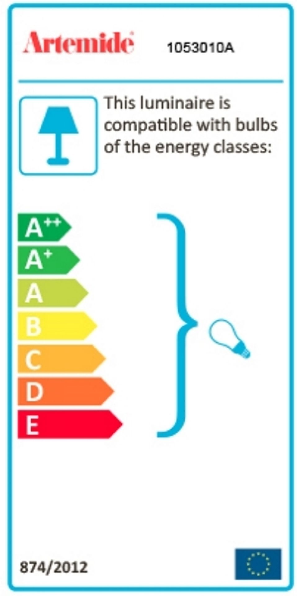 Castore Sospensione 14 Pendelleuchte Artemide