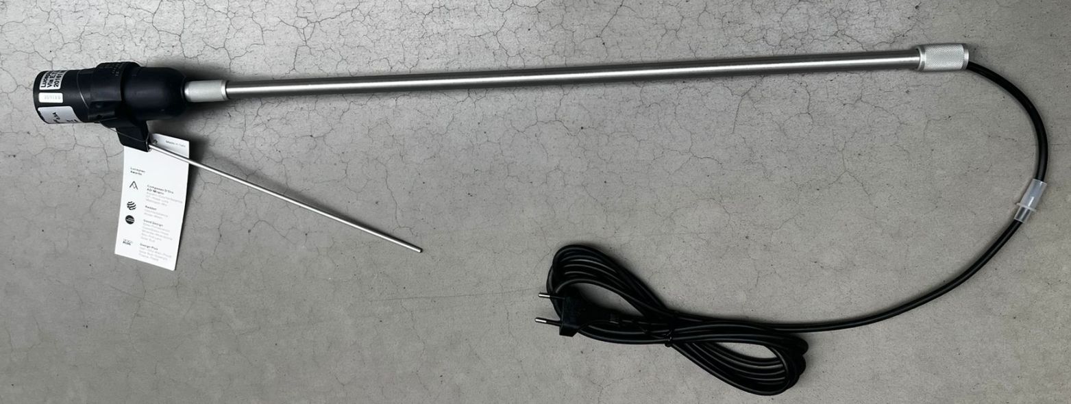 Costanza D13 a.i.f Wandleuchte fix mit Ein/Aus-Schalter OHNE SCHIRM / ALUMINIUM Luceplan EINZELSTÜCK