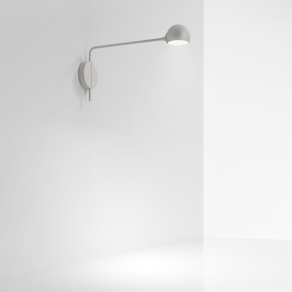 Ixa Wandleuchte weißgrau Artemide