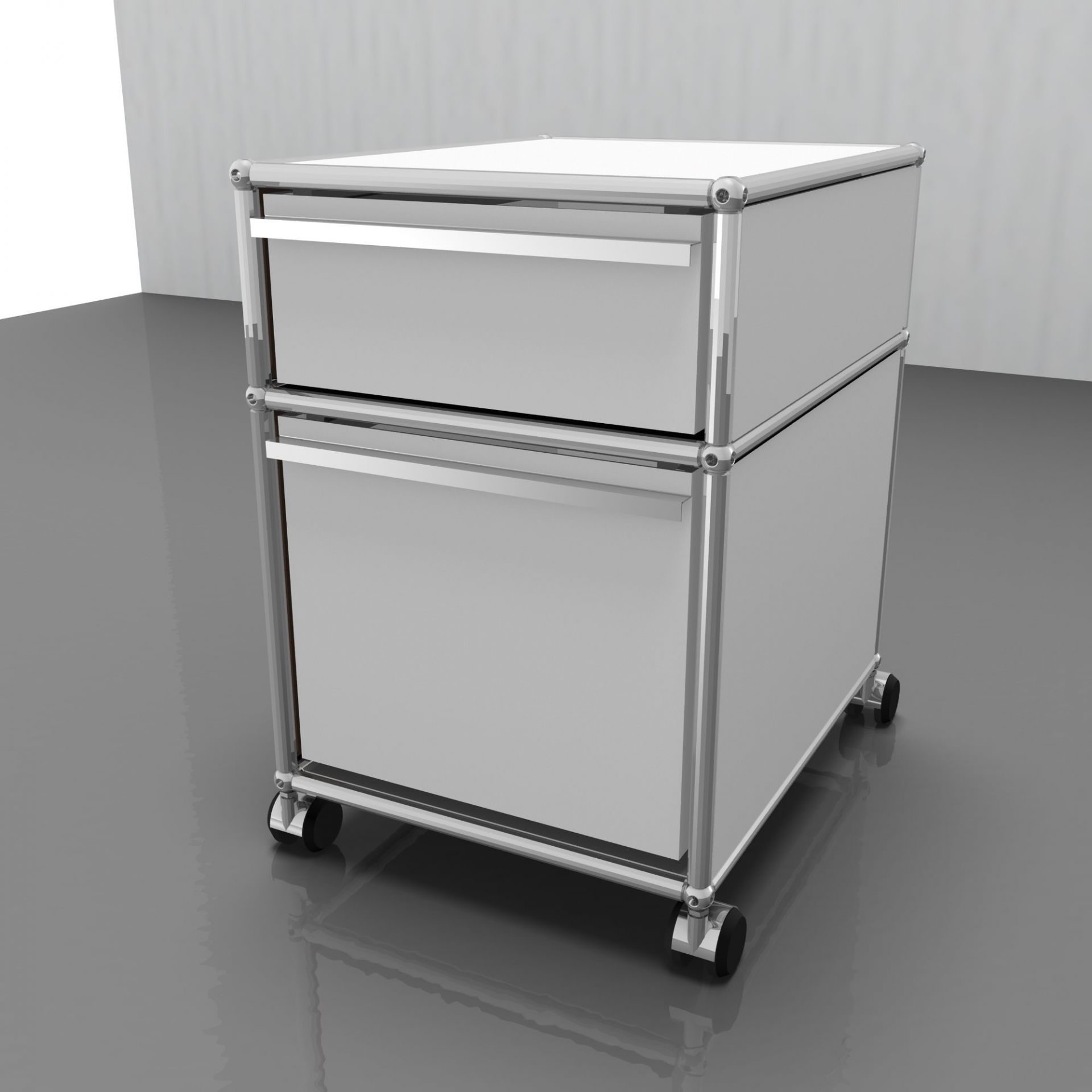 USM Haller Rollcontainer mit Hängeregistratur