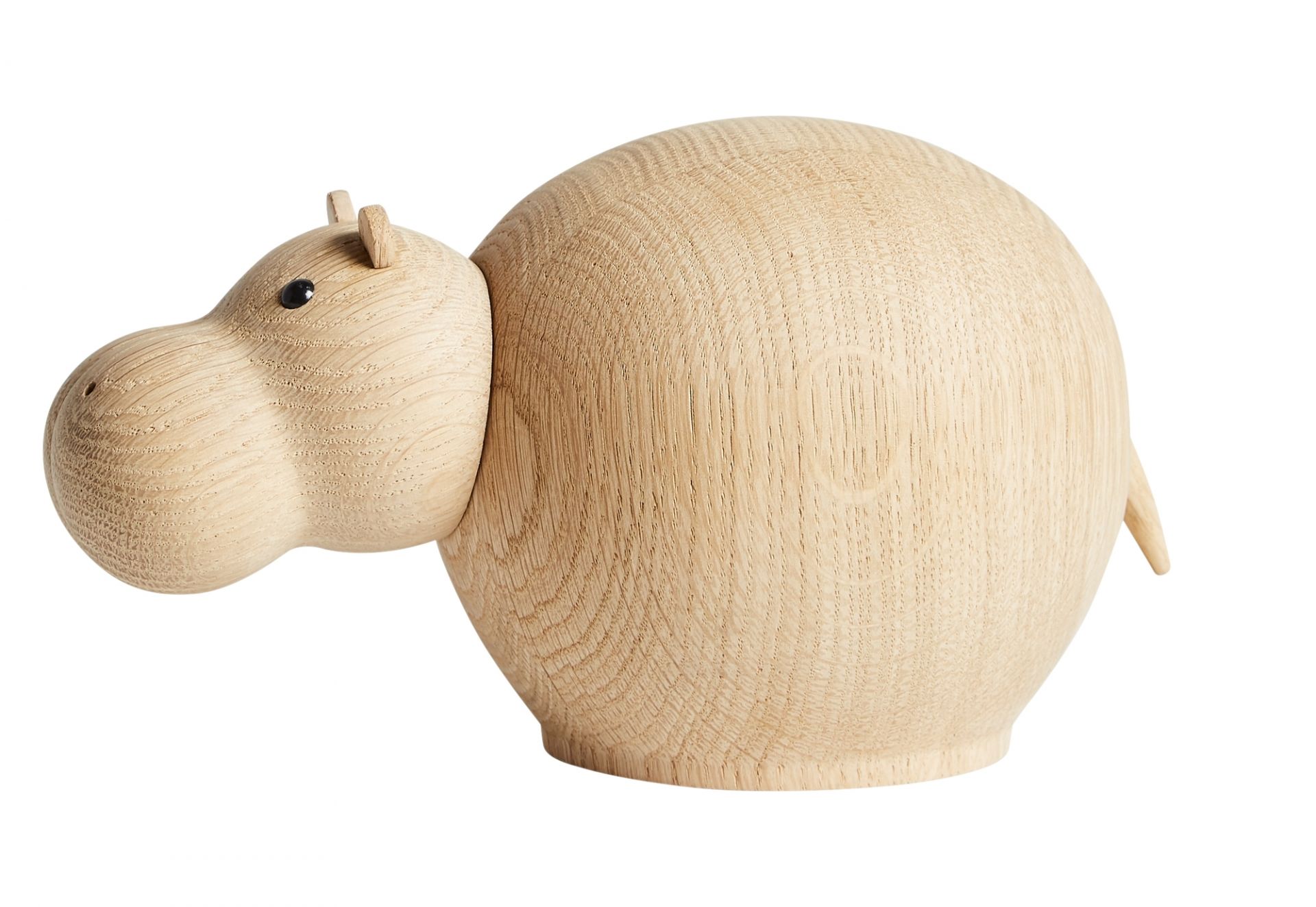 Hibo Hippopotamus Nilpferd Holzfigur medium Woud EINZELSTÜCK