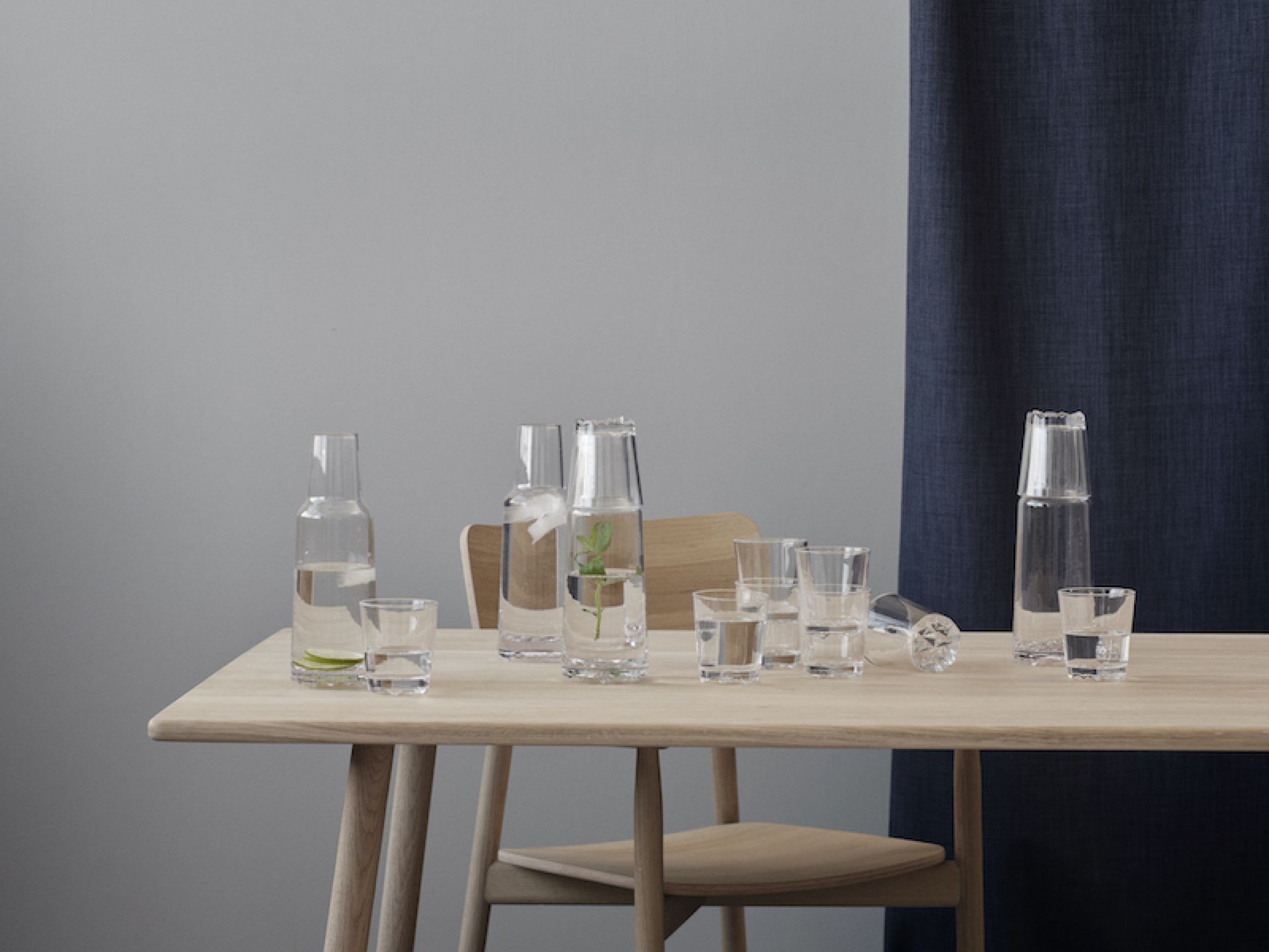 Glacier Karaffe 1 Liter mit 0,25 Glas Stelton EINZELSTÜCK