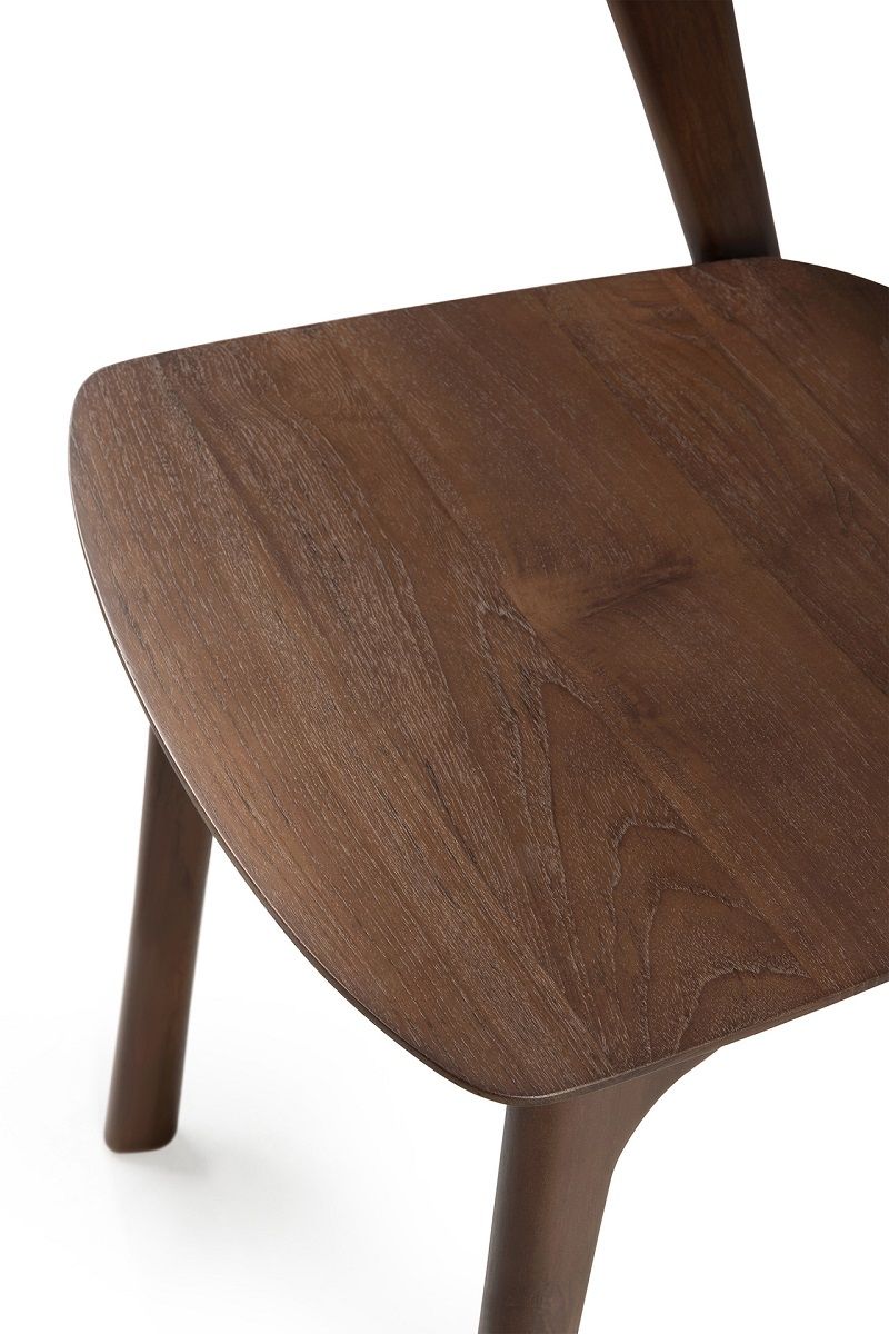 Bok Stuhl Teak lackiert dunkelbraun Ethnicraft