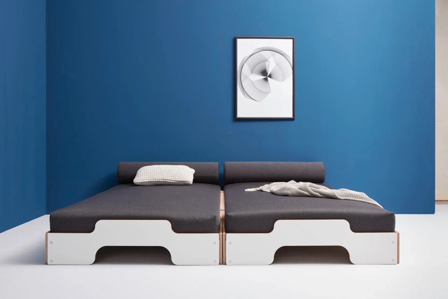 Paar Klammern für Stapelliege Müller Möbelwerkstätten