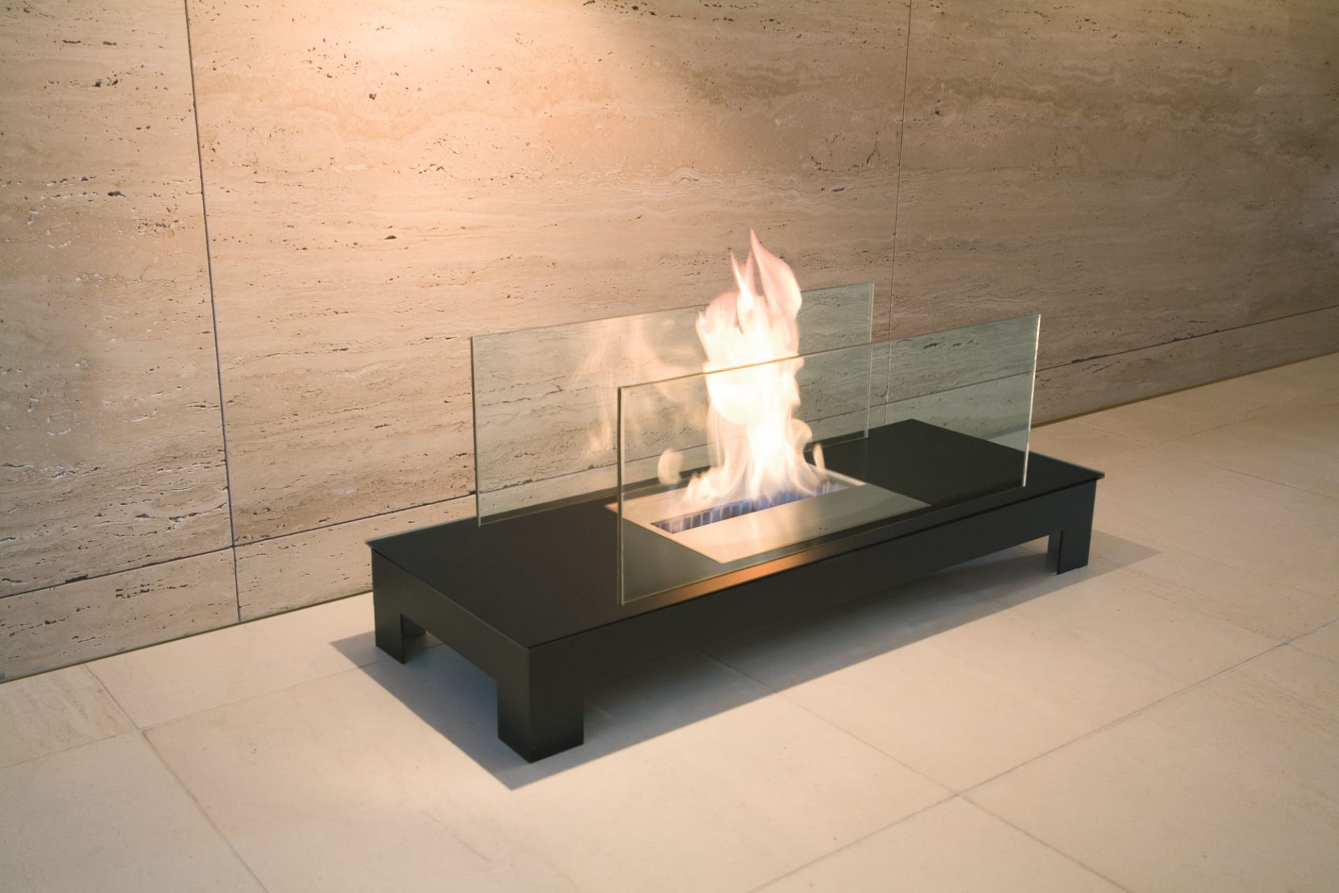 Floor Flame Ethanol Kamin Radius