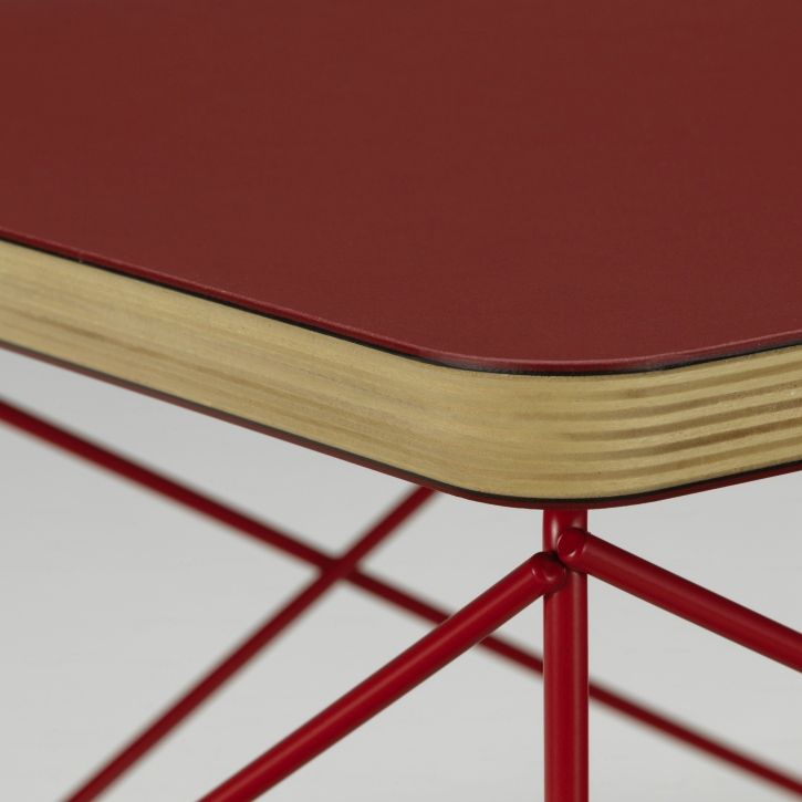 Occasional Table LTR Beistelltisch Linoleum Dark brick Vitra 