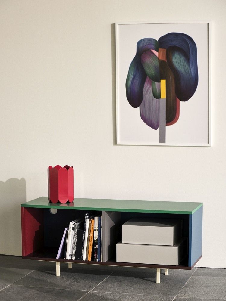 Colour Cabinet M Sideboard Hay Glass Doors Multi Floor