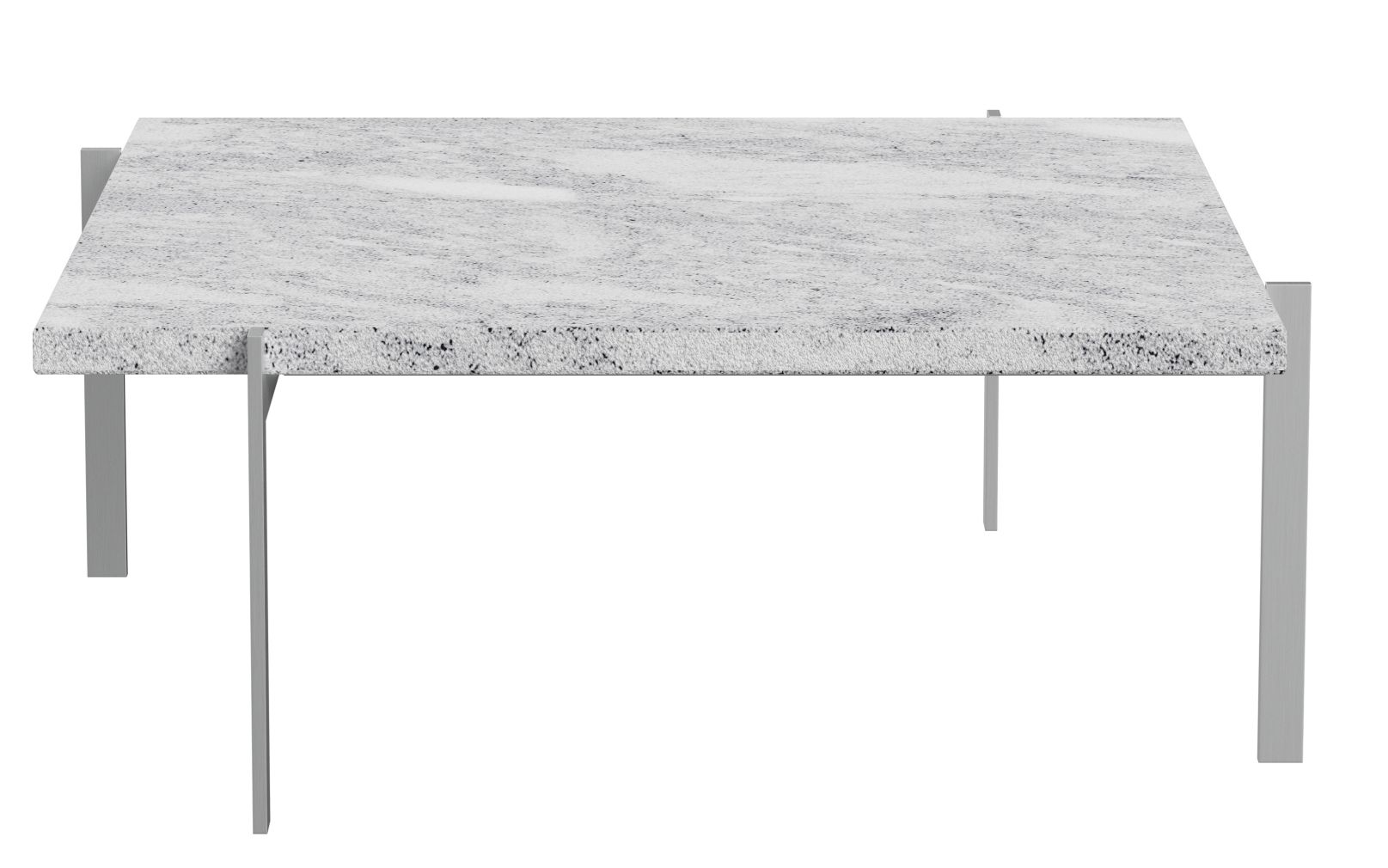 PK 61 Couchtisch Marmor Grau-Weiß Fritz Hansen Jubiläumsmodell