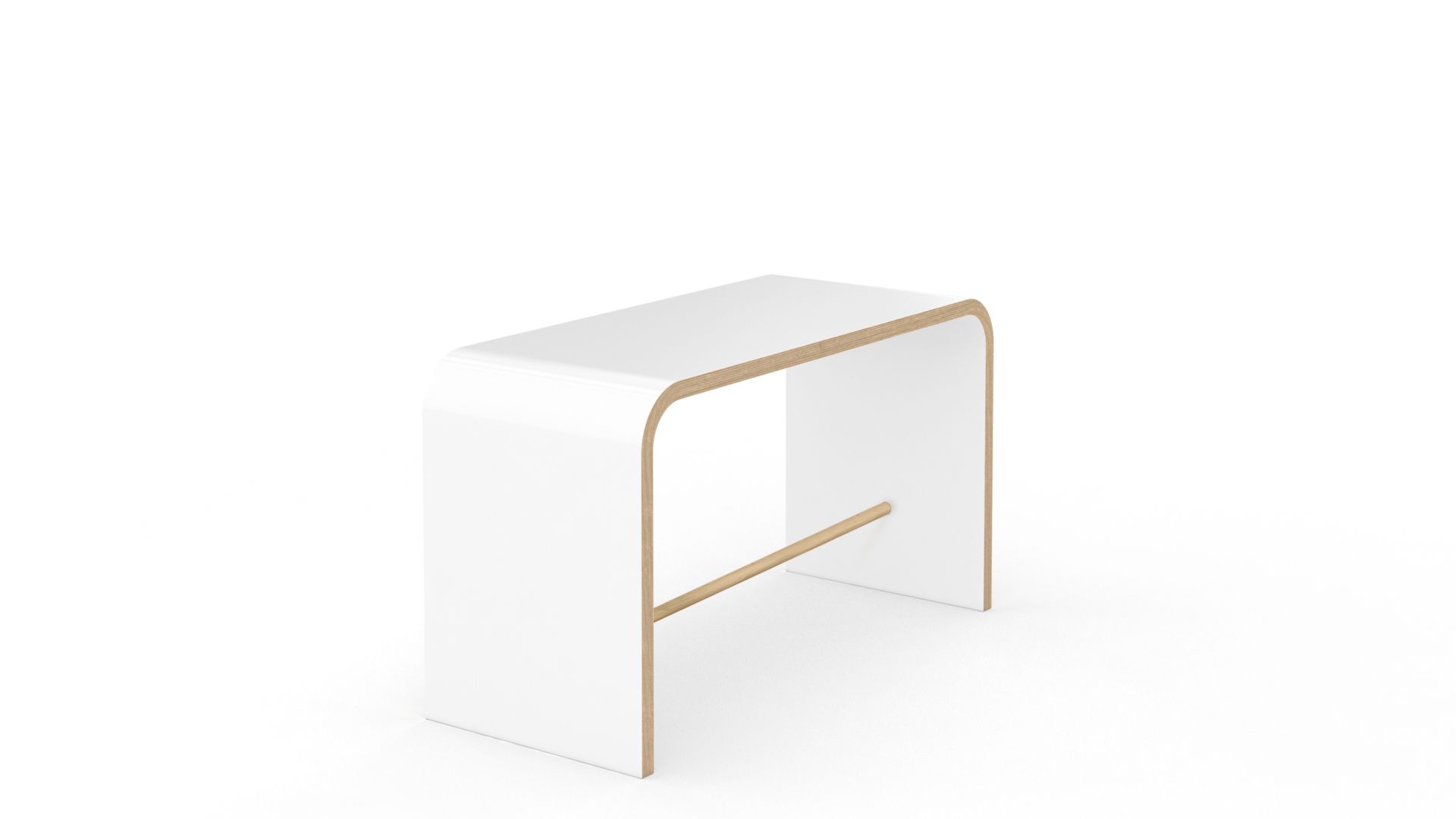 Sit Hocker weiß Tojo