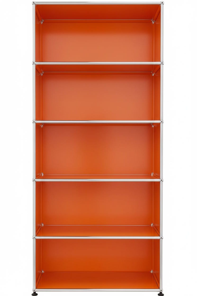 USM Haller Regal Offen H 179 cm Reinorange