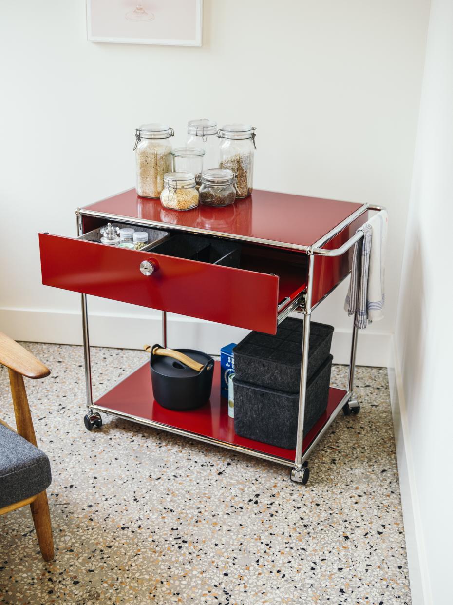 USM Haller Inos Box tief mit Tablett