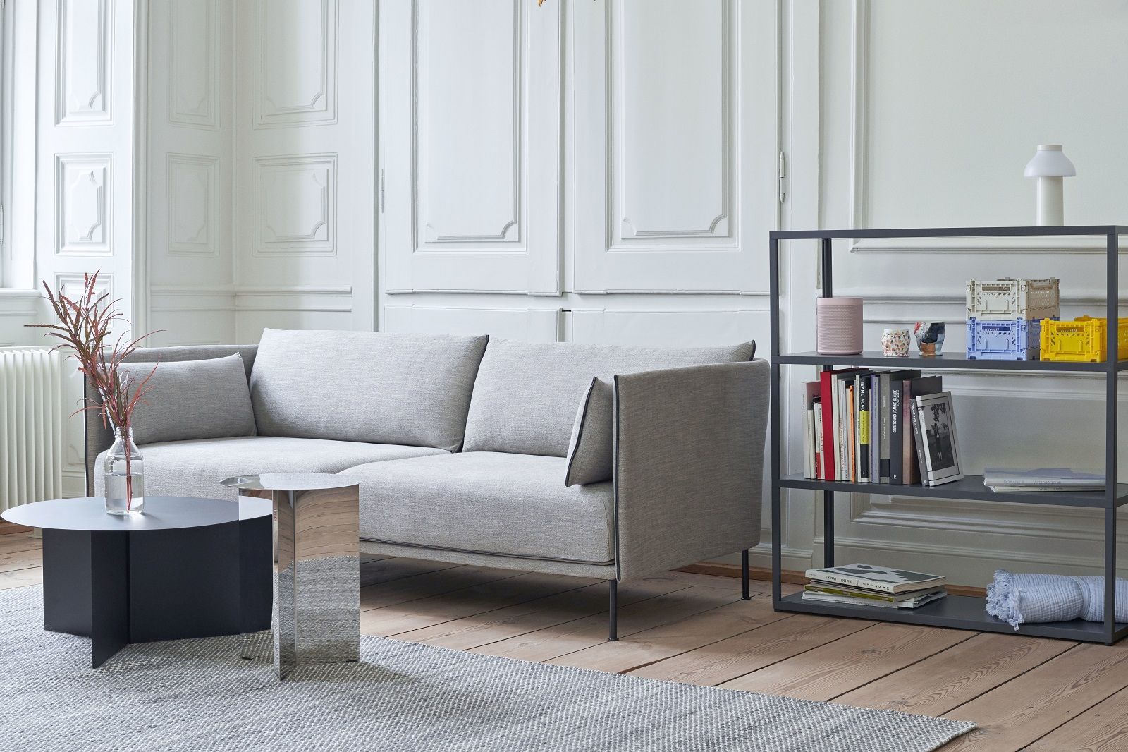 Silhouette Sofa 2-Sitzer Low Hay