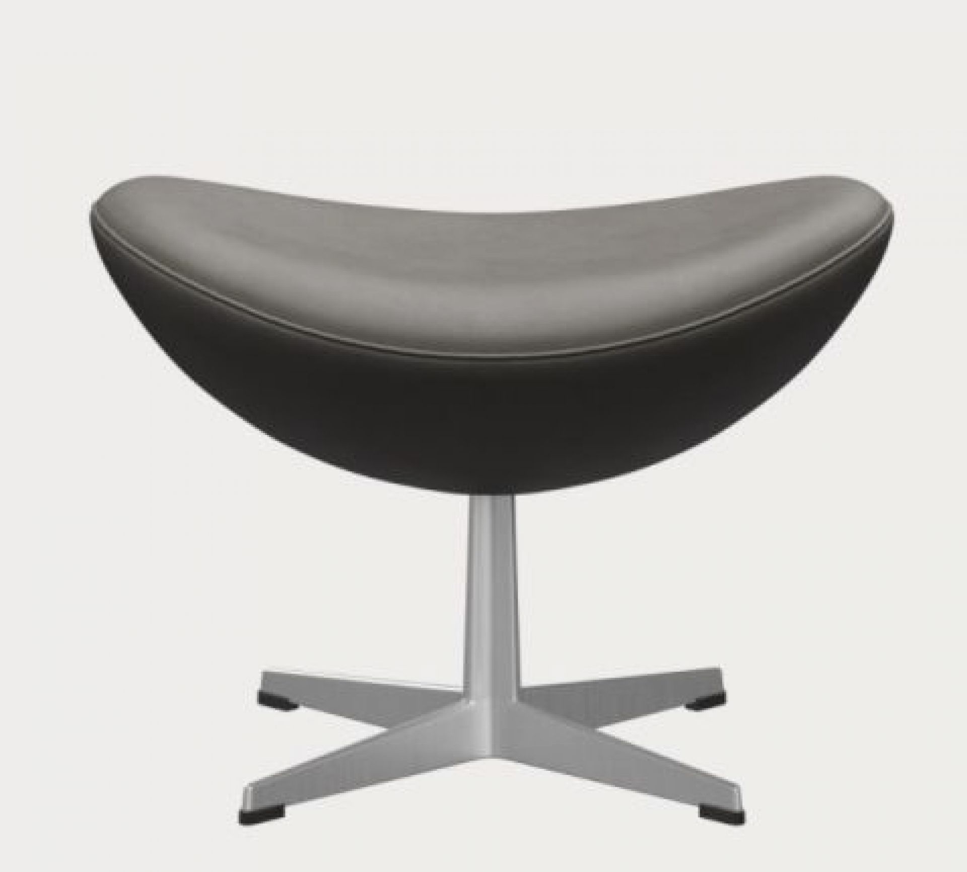 Egg Chair mit Hocker Aktionsmodell Essential Leder Lava Fritz Hansen