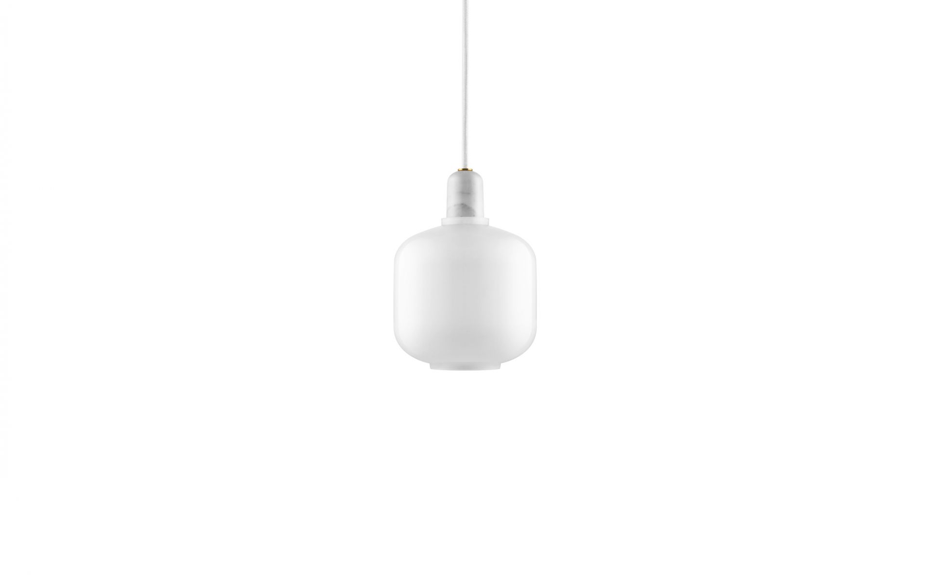 Amp Lamp Hängeleuchte Normann Copenhagen Gold/Green Ø 14 cm