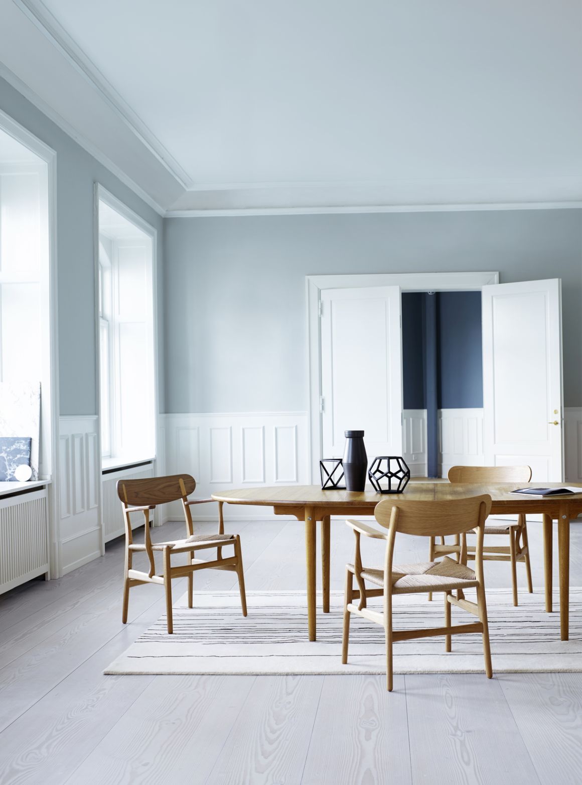 CH339 Esstisch ausziehbar für 4 Platten Carl Hansen & Søn 