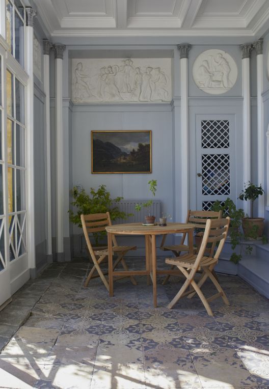 Selandia Table Ø 94 Beistelltisch Klappbar Outdoor Skagerak by Fritz Hansen