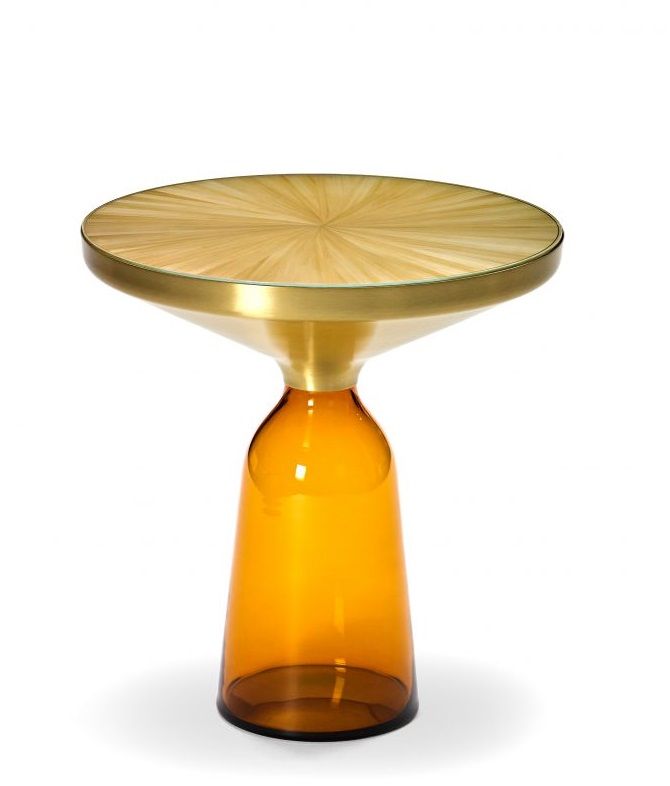Tischplatte Strohmarketerie für Bell Side Table Beistelltisch ClassiCon