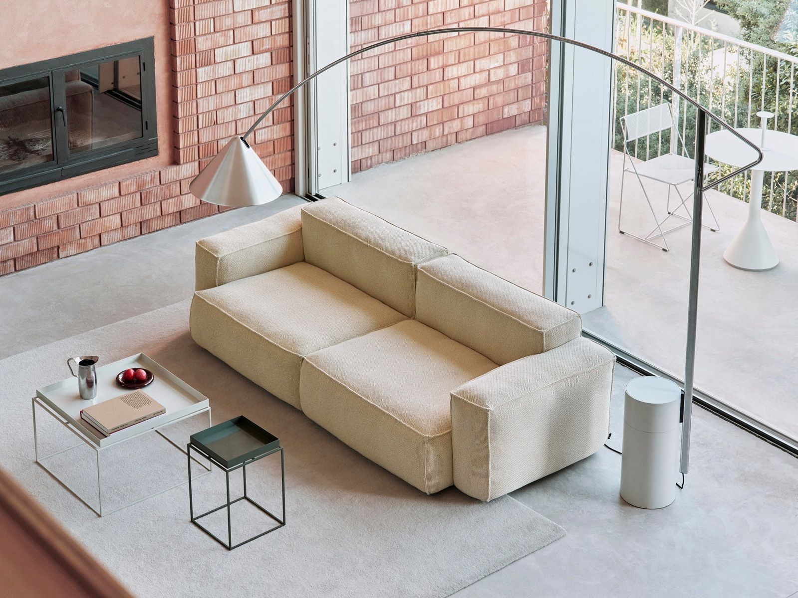 Mags S1965 Wide Right Sofa Modul mit abziehbaren Bezug Hay
