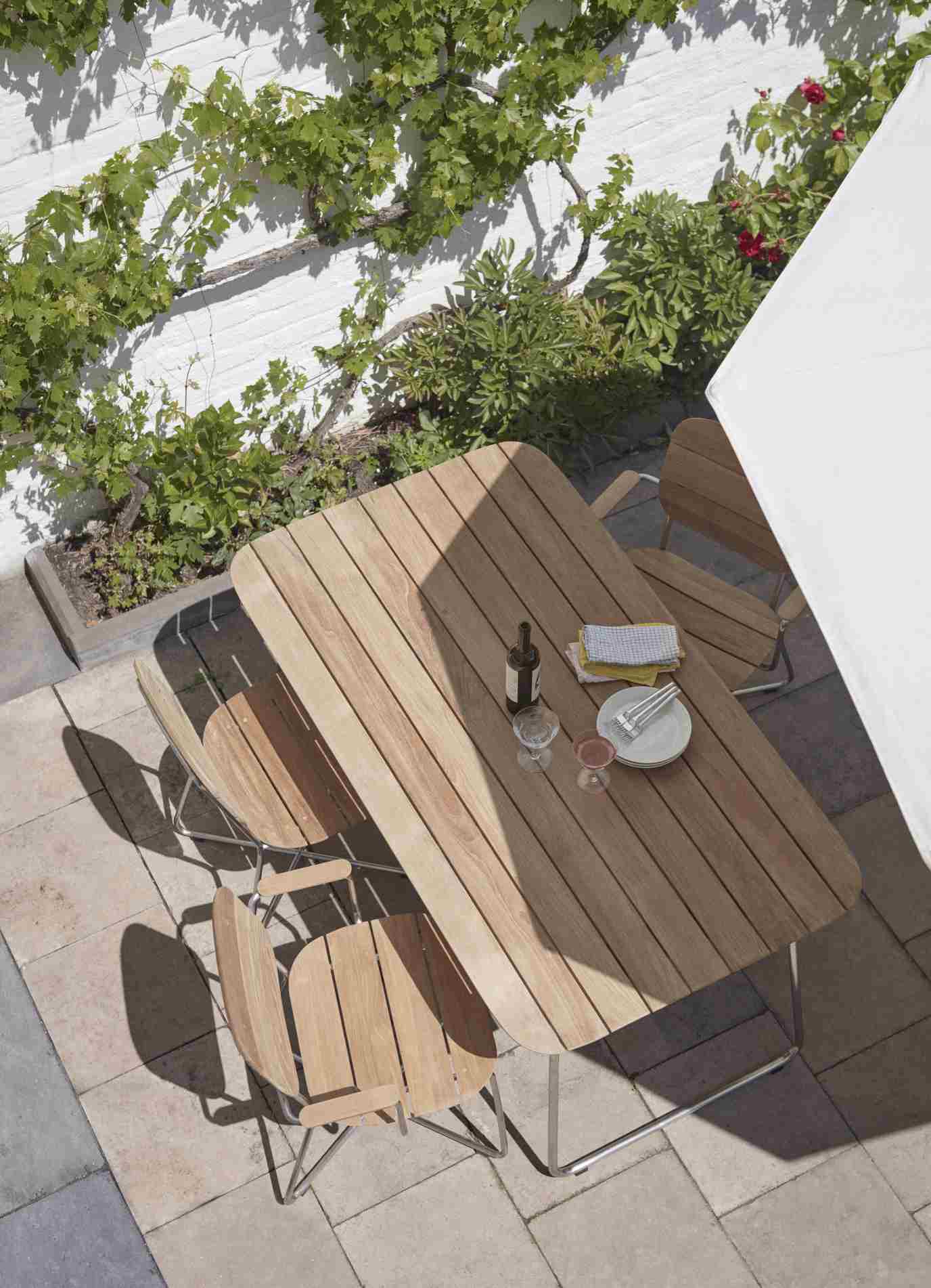 Lilium Armchair Armlehnenstuhl Outdoor Skagerak by Fritz Hansen