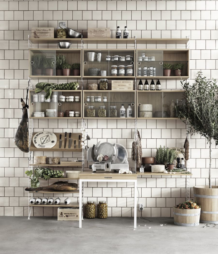 Einzelteil Regalboden B 78 cm 3-er Pack String Furniture 