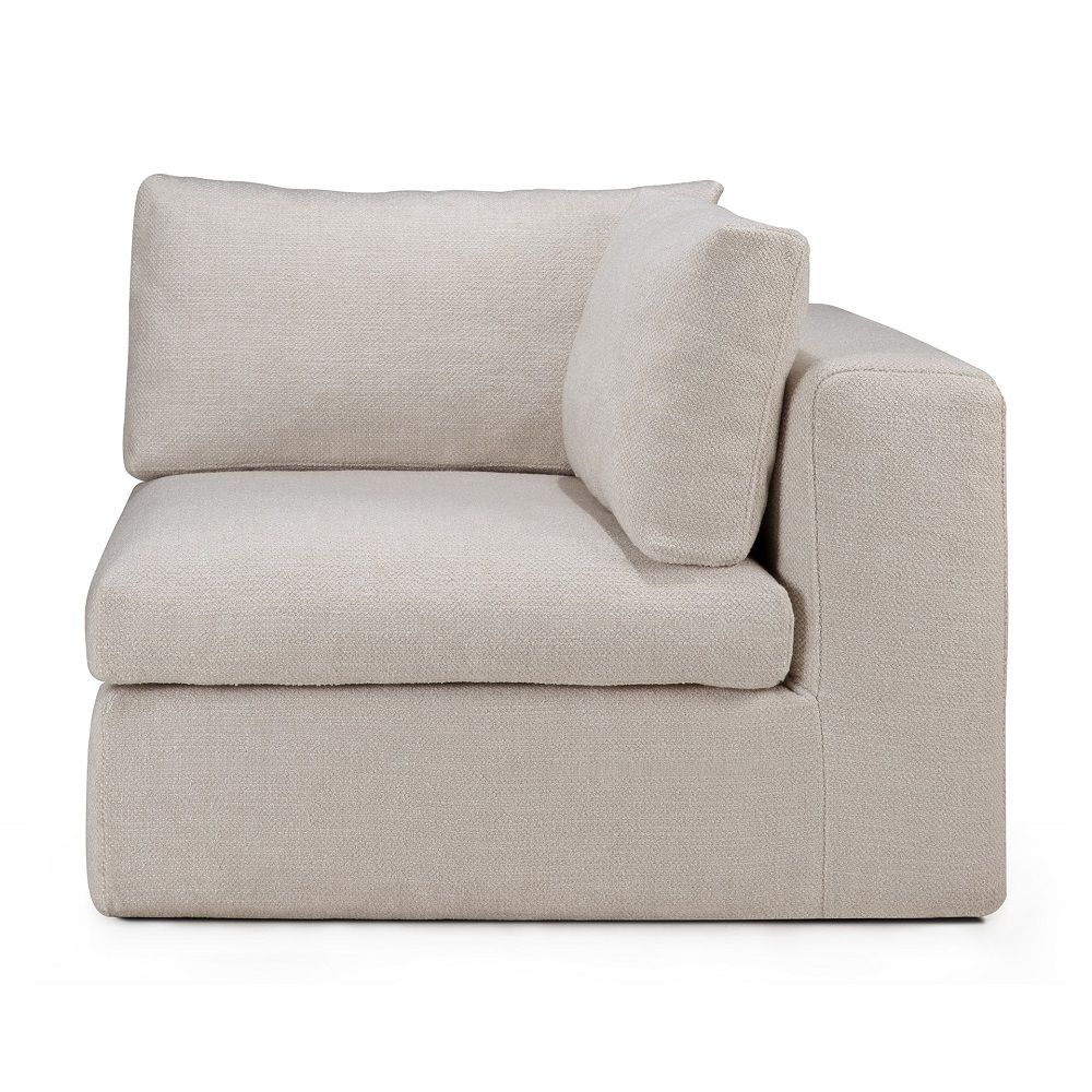 Mellow Sofa Ecke Ivory Stoff Ethnicraft