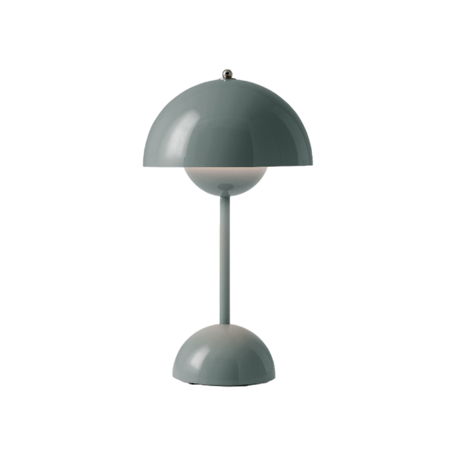 Flowerpot VP9 Portable Akkuleuchte / Tischleuchte mit USB STONE BLUE AndTradition EINZELSTÜCK