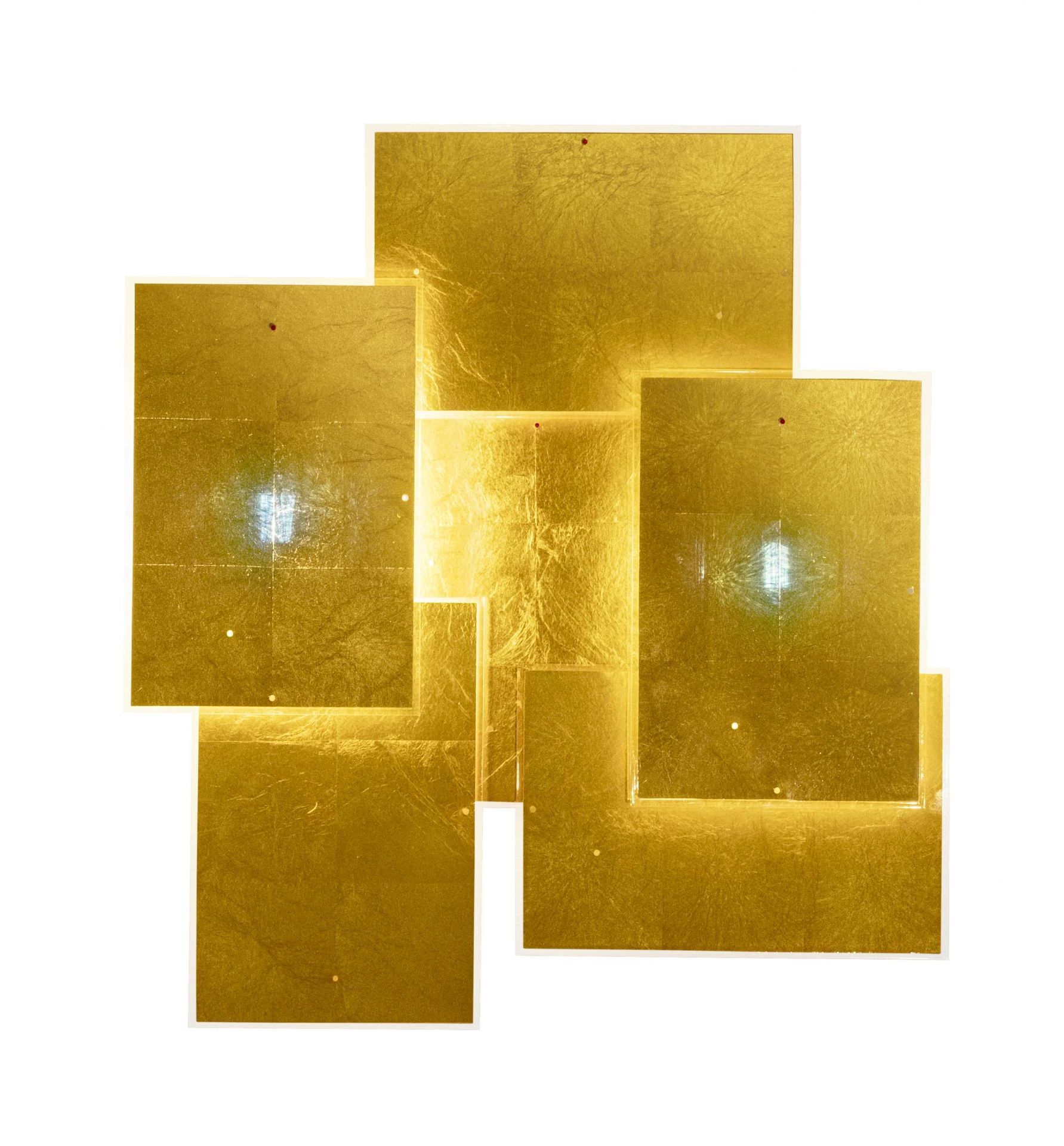 24 Karat Blau Flat Wandleuchte Ingo Maurer 
