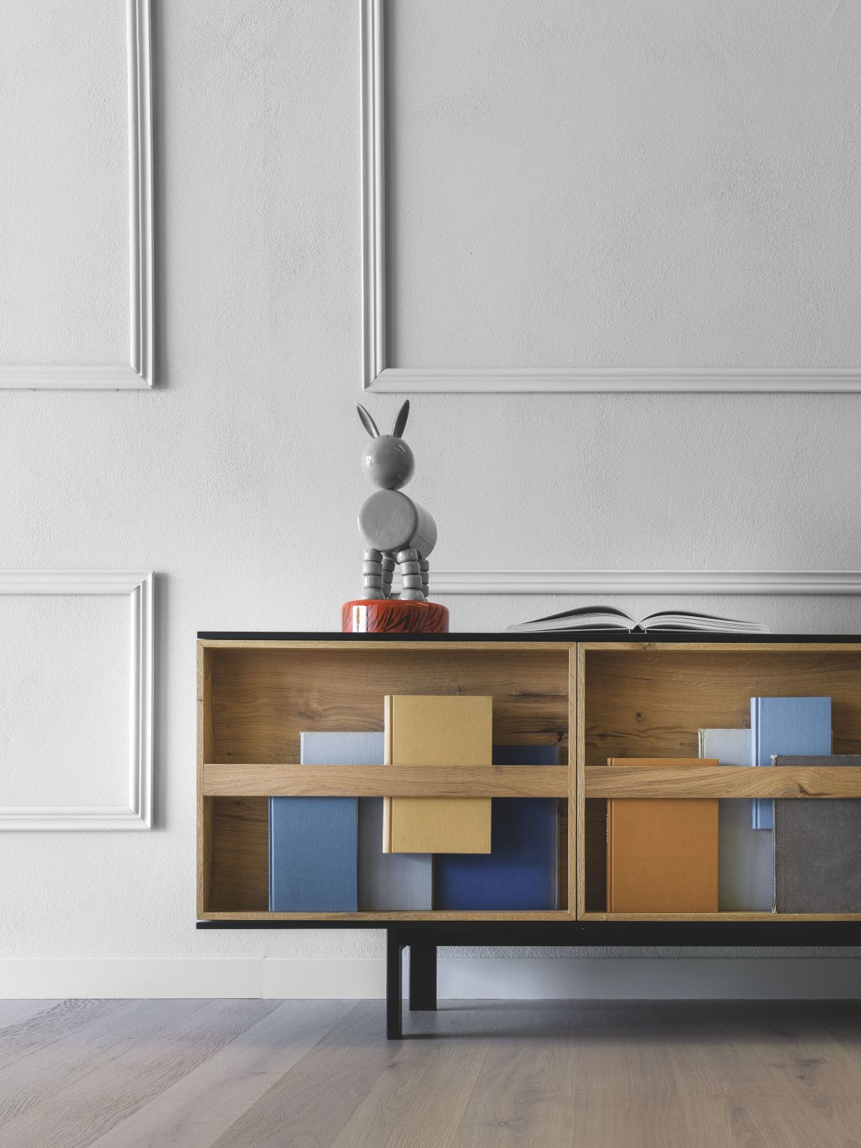 Ramblas Sideboard Large schwarz - Vintage Eiche Miniforms