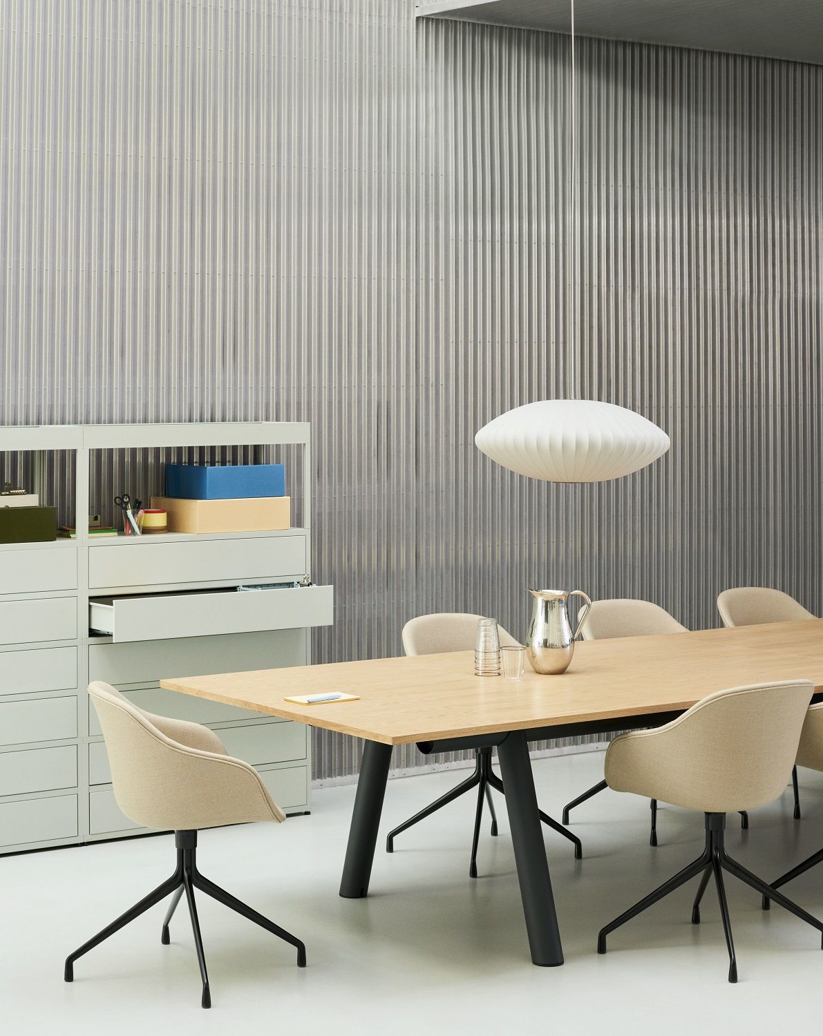 Boa Table Tisch / Konferenztisch Bx420 cm Hay