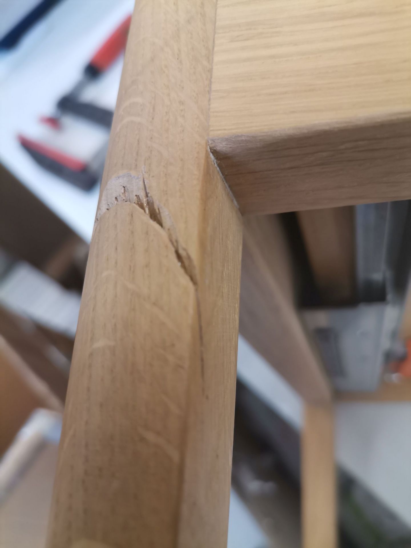 Spindle Nachttisch EICHE Ethnicraft MÄNGELEXEMPLAR