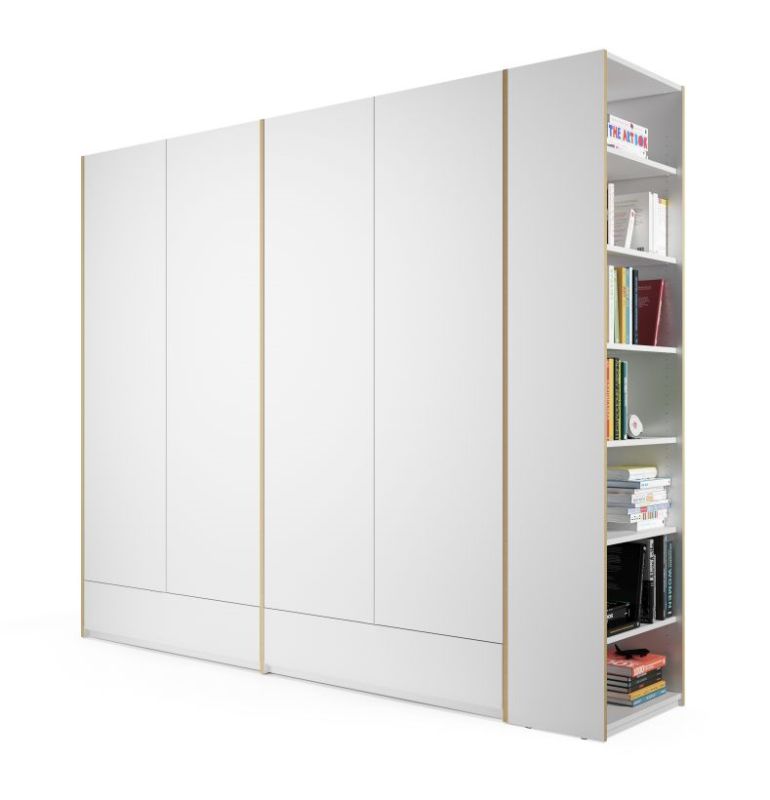 MODULAR PLUS Schrank Kombination Doppelschrank mit 2 Schubkästen und Anbauschrank rechts Müller Möbelwerkstätten