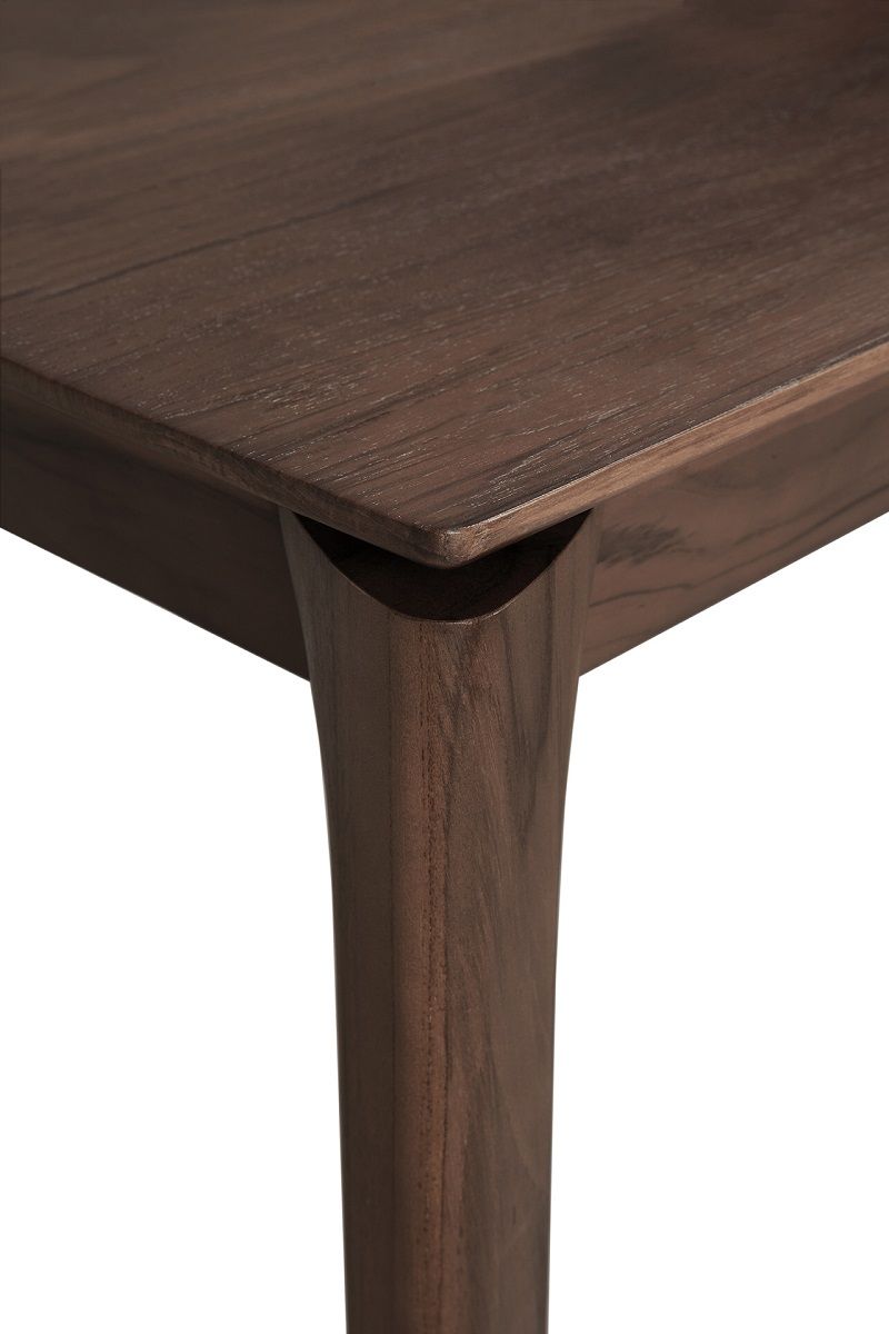 Bok Tisch rechteckig Teak dunkelbraun Ethnicraft