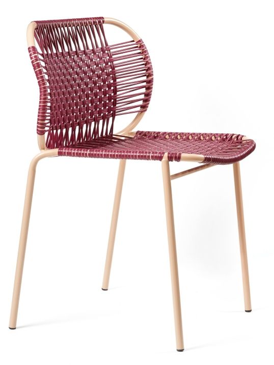 Cielo Stacking Chair Stapelbarer Stuhl Outdoor ames Rot - Pink sand