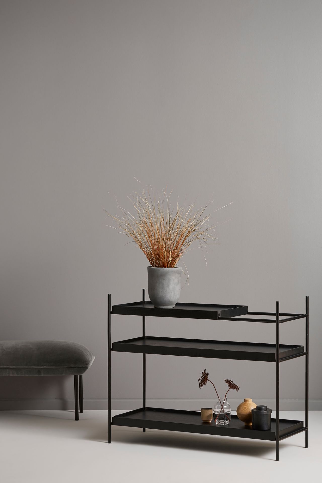 Tray Shelf Low Regal Woud